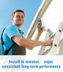 Security Cameras Wireless Outdoor, 2K Cameras for Home Security with Color Night Vision, SD/Cloud Storage,Longer Battery Life, Weatherproof, AI Motion Detection, Spotlight Siren Alarm