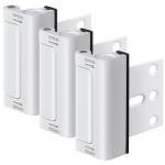 Home Security Door Reinforcement Lock, 3-Pack Upgraded White Front Door Locks for Kids Safety Withstand 800 lbs, Toddler Child Proof Door Lock, Extra Door Lock from Inside Prevent Unauthorized Entry