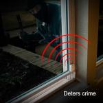 UltraPro Personal Security Window and Door Alarm, 4 Pack, DIY Protection, Burglar Alert, Wireless Chime/Alarm, Easy Installation, Home Security, Ideal for Home, Garage, Apartment and More, 45174