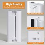 Home Security Door Reinforcement Lock, 3-Pack Upgraded White Front Door Locks for Kids Safety Withstand 800 lbs, Toddler Child Proof Door Lock, Extra Door Lock from Inside Prevent Unauthorized Entry