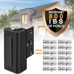 Door Reinforcement Lock for Front Door, Child Proof Top of Door Safety Latch Extra Flip Door Lock Withstand 800 Lbs High Home Security Night Guardian for Inward Swinging Doors Kids Safety Stop Entry