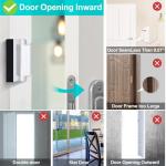 2 Pack Door Reinforcement Lock Home Security Door Lock Upgraded Door Locks for Front Door Kids Safety