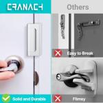 2 Pack Door Reinforcement Lock Home Security Door Lock Upgraded Door Locks for Front Door Kids Safety