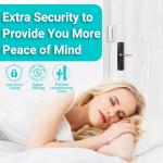 2 Pack Door Reinforcement Lock Home Security Door Lock Upgraded Door Locks for Front Door Kids Safety