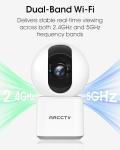 ARCCTV Cameras for Home Security 2pcs with WiFi 6&5GHz/2.4GHz, Motion Tracking Never Miss a Moment, 2-Way Audio, Night Vision, Compatible with Alexa Upgrades Your Idoor Security