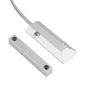 Wired Metal Door Window Magnetic Sensor Detector Switch Alarm Home Garage Security Kit