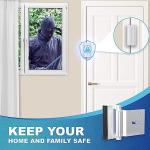 2Pack AceMining Door Reinforcement Lock Withstands 800lbs of Force - Silver Extra Child Proof Door Lock Drilling Required,Prevents Unauthorized Entry,Add a Door Security Lock for Home Safety & Privacy