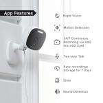 AlfredCam Plus 2 Smart Home Security Camera 2.5K, WiFi 2.4 & 5GHz, Indoor/Outdoor, IP65 Waterproof, LED Spotlight, Two-Way Audio, Color Night Vision, Baby/Pet Cam, App Powered (90M+ downloads)