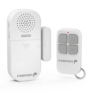 Fosmon Wireless Door Alarms for Home Security with Remote, Battery-Powered 130dB Door and Window Sensor Alarms for Kids Safety, Dementia Patients, Pool Door - 1 Pack