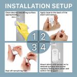 Fosmon Wireless Door Alarms for Home Security with Remote, Battery-Powered 130dB Door and Window Sensor Alarms for Kids Safety, Dementia Patients, Pool Door - 1 Pack