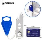 BRINKS – Portable Security Door Locks for Home, Dorm Room, Apartment, Hotel Safety, Short-Term Rentals, Security Door Latch - Privacy Latch, Easy Install (1 Pack)