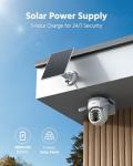 ANNKE 4MP Solar Security Cameras Wireless Outdoor, 5MP 4 Cam-Kit Home Security Camera System, 360°View, Color Night Vision, 2.4&5G WiFi, 2-Way Audio, AI Human Detection, Home Hub & 128GB Memory Card