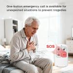 Alarm System for Home Security,21Pcs DIY Kit Touch Screen Siren Hub with Loud Alarm,SOS Button,Window Alarms, Remotes,Door/Motion Sensors,APP Control,Compatible with Alexa,NO Monthly Fee