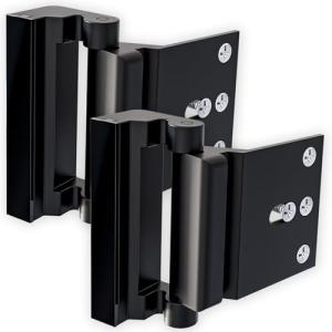 2-Pack Door Reinforcement Lock - Child Proof Door Lock - Endures 800 lbs of Impact Force - Interior Door Locks for Kids Safety - Security Door Latches for Top of Door