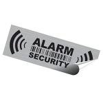 20 x Security Alarm Warning Sign Stickers - for internal and external use - Protection for home, car... - Weatherproof - Size: 2,9 x 1 in - "ALARM SECURITY"