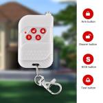 KERUI Wireless Remote Control Working with KERUI Home Alarm System White 433 mHZ