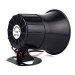 Tokatuker Wired Alarm Siren Horn 15W DC 6 to 12V Security Siren with Bracket for Home Security Alarm System