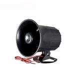 Tokatuker Wired Alarm Siren Horn 15W DC 6 to 12V Security Siren with Bracket for Home Security Alarm System