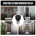 Guard Dog Security Blocklock Portable Door Lock, Hotel Door Locks for Travelers Security, Tough, Durable, Apartment Door Security, Home Security, Travel Essentials, Easy to Use