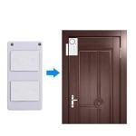 HENDUN Door Alarms When Opened with Remote, Door Bells Chimes, Door Security Sensor Pool Alarm for Kids Safety (2 Pack)