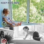 DIIG Sliding Door Security Bar, 17.7-50.5inch Heavy Duty Adjustable Sliding Patio Door Lock Bar with Rubber Tips,Diameter 1inch Window Security Bar for Home Apartment Travel Children Women (White)