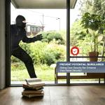 DIIG Sliding Door Security Bar, 17.7-50.5inch Heavy Duty Adjustable Sliding Patio Door Lock Bar with Rubber Tips,Diameter 1inch Window Security Bar for Home Apartment Travel Children Women (White)