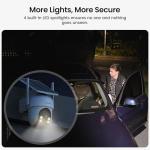 aosu Security Cameras Wireless Outdoor, 6-Cam Kit, No Subscription, aosuBase Expandable to 1TB (32GB Built-in), 5MP Solar Camera Wireless Outdoor, 360° Pan & Tilt, Human Auto Tracking, Easy Setup