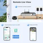 Hiseeu 16CH 3K Wired Security Camera System with Smart Dual Light,Audio,Vehicle/Person Detection,5MP 16CH DVR,16PCS 5MP IP67 Outdoor Indoor Surveillance CCTV Cameras,3TB HDD for 24/7 Home Security