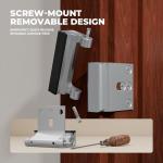 Steinwhale 3 Pack Home Security Door Reinforcement Lock, Childproof Safety Door Lock Latch Stopper, Removable Screw-Mounted, Prevent Home Unauthorized Entry, Aluminum Construction, Withstands 800 lbs