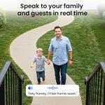 INFIYA Security Cameras Wireless Outdoor-Solar&Battery Powered 2K 2.4G Cameras for Home Security, Instant Alert, AI Human Detection, Color Night Vision, 2-Way Talk, SD Storage, Work with Alexa, Z1 4P