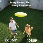 INFIYA Security Cameras Wireless Outdoor-Solar&Battery Powered 2K 2.4G Cameras for Home Security, Instant Alert, AI Human Detection, Color Night Vision, 2-Way Talk, SD Storage, Work with Alexa, Z1 4P