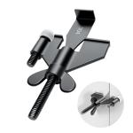 AceMining Upgraded Portable Door Lock Home Security Door Locker Privacy Perfect for Traveling Hotel Home Apartment College and Travel Lockdown Locks for Additional Safety, Black