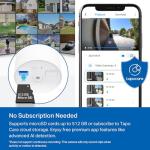 Tapo SolarCam 1080p Outdoor Wireless Security Camera - Battery Power with Solar, Person Detection, Subscription-Free Local Storage or Optional Cloud, Works with Alexa & Google Assistant, C402 KIT