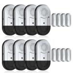 Sanjie Door Alarms When Opened,Door Window Alarm Sensors for Kids Safety/Home Security/Pool/Garage/Dementia/Toddler/Travel Security,Easy to Install,Volume Control/Loud Alert,Long Battery Life,8 Pack