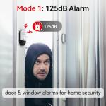 Sanjie Door Alarms When Opened,Door Window Alarm Sensors for Kids Safety/Home Security/Pool/Garage/Dementia/Toddler/Travel Security,Easy to Install,Volume Control/Loud Alert,Long Battery Life,8 Pack