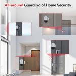 Sanjie Door Alarms When Opened,Door Window Alarm Sensors for Kids Safety/Home Security/Pool/Garage/Dementia/Toddler/Travel Security,Easy to Install,Volume Control/Loud Alert,Long Battery Life,8 Pack