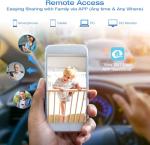 Wireless Security Camera System, with 8CH 4K NVR (500GB HDD Pre-Installed) & 4X 2MP Night Vision WiFi Cameras - Expandable to 8 Cameras, Indoor/Outdoor Security, Motion Alerts, H.265+