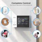 PGST Home Security System, Home Alarm System Wireless Touch Screen Motion Detection, Door and Window Alarms for Home, Wireless Siren, Remotes, Phone App, for Villa Home Apartment