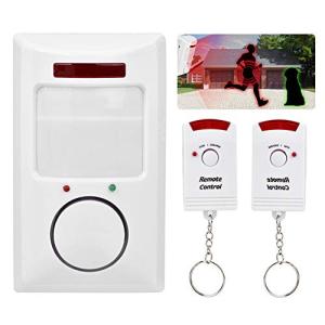 Alarm System, Home Security Driveway Alarm, PIR Motion Sensor Alarm Detector, 105dB Infrared Sensors Wall Alert System Kit for Home Security