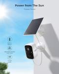 Hiseeu Solar Security Cameras Wireless Outdoor, 4 Cam-Kit, No Subscription, Expandable to 10CH, Wireless Home Security Camera System with 2K Color Night Vision, PIR/AI Detection, IP66, 2.4G & 5G WiFi