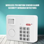 105DB Password Wireless Home Security Emergency Keypad Alarm Siren, 105° Alarm PIR Motion Sensor Detectors Door Window Home Security System