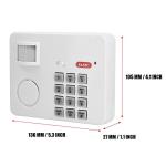 105DB Password Wireless Home Security Emergency Keypad Alarm Siren, 105° Alarm PIR Motion Sensor Detectors Door Window Home Security System