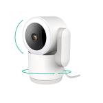 Luna 2K Indoor Cameras for Home Security, 2.4GHz & 5GHz WiFi, 360-Degree Pan-Tilt, Built-in Spotlight, Human Auto Tracking, Siren, Pet/Dog/Baby Camera with Phone app, White (2026 Upgrade Version)