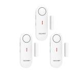 TECKNET Door Alarms for Kids Safety, Window Alarm Pool Alarms Door Alarm for Home Security, 2-in-1 Alarm & Chime, 3-Level Volume Control, Wireless Alarm for House Hotel Cars Sheds Caravans (3 Pack)