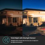 Kasa 2K+ Outdoor Wired Security Camera - Person/Motion Detection, 24/7 Recording, 2-Way Audio, Siren, Starlight Color Night Vision, Subscription-Free Local Storage or Optional Cloud, KC420WS