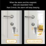 Door Alarms When Opened 2 Pack, New Version with Two Volume Levels, NOOPEL Window Alarm Sensors for Kids Safety Burglar Intruder Entry Alert, DIY Home Security, Battery Operated