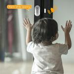 Door Alarms When Opened 2 Pack, New Version with Two Volume Levels, NOOPEL Window Alarm Sensors for Kids Safety Burglar Intruder Entry Alert, DIY Home Security, Battery Operated