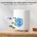 aosu Solar Security Cameras Wireless Outdoor, 2-Cam Kit, 2K QHD Home Security System with 166° Ultra-Wide Angle, Color Night Vision, 60 Days aosuBase Local Storage, No Monthly Fee