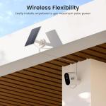 aosu Solar Security Cameras Wireless Outdoor, 2-Cam Kit, 2K QHD Home Security System with 166° Ultra-Wide Angle, Color Night Vision, 60 Days aosuBase Local Storage, No Monthly Fee