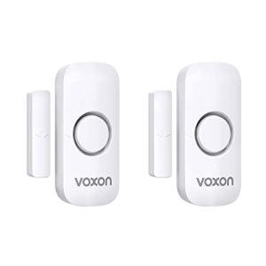 Door Alarms for Kids Safety, VOXON Window Alarm Door Alarm for Home Security Personal Security Window Alarms Sensor Burglar Door Alarm for Pool, Cars, Sheds, Caravans DIY Kit Pack of 2